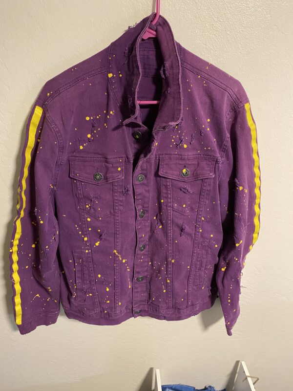 purple custom jacket