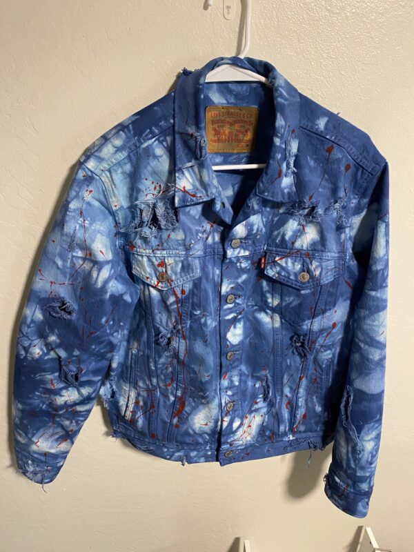 blue custom jacket