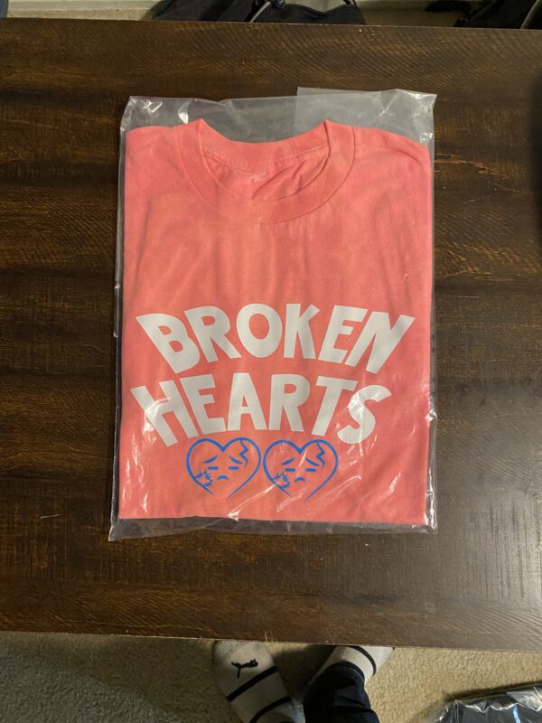 broken heart custom t shirt