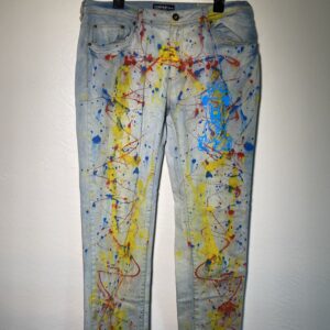 color custom jeans